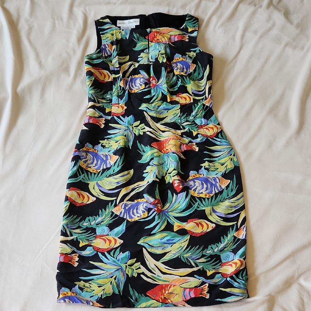 Maggy London Silk Fish Dress
